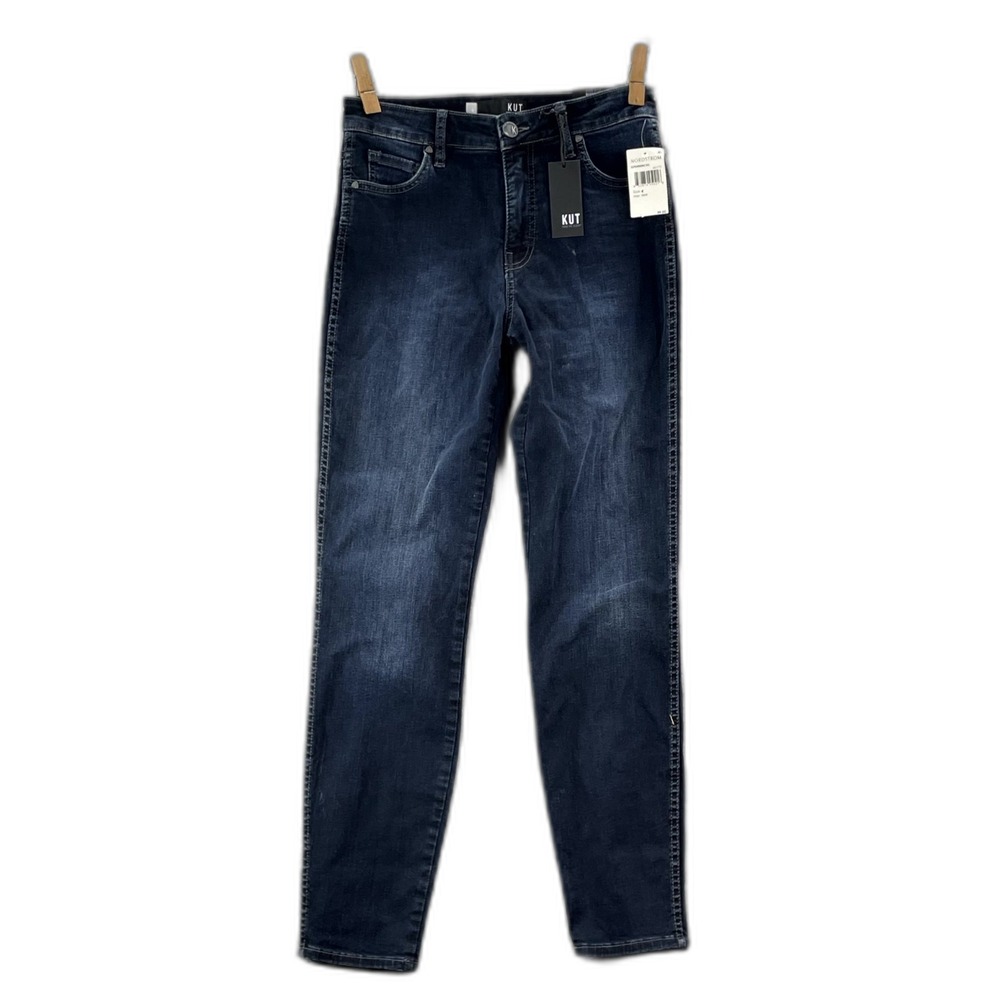 Kut From The Kloth High Rise Diana Fab Ab Skinny Jeans Womens 4 Denim Outdoor